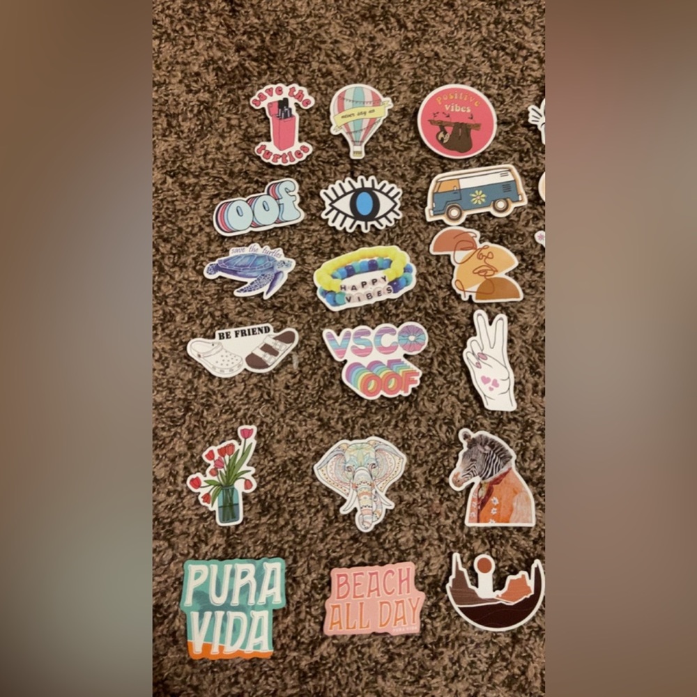 Pack of 76 stickers